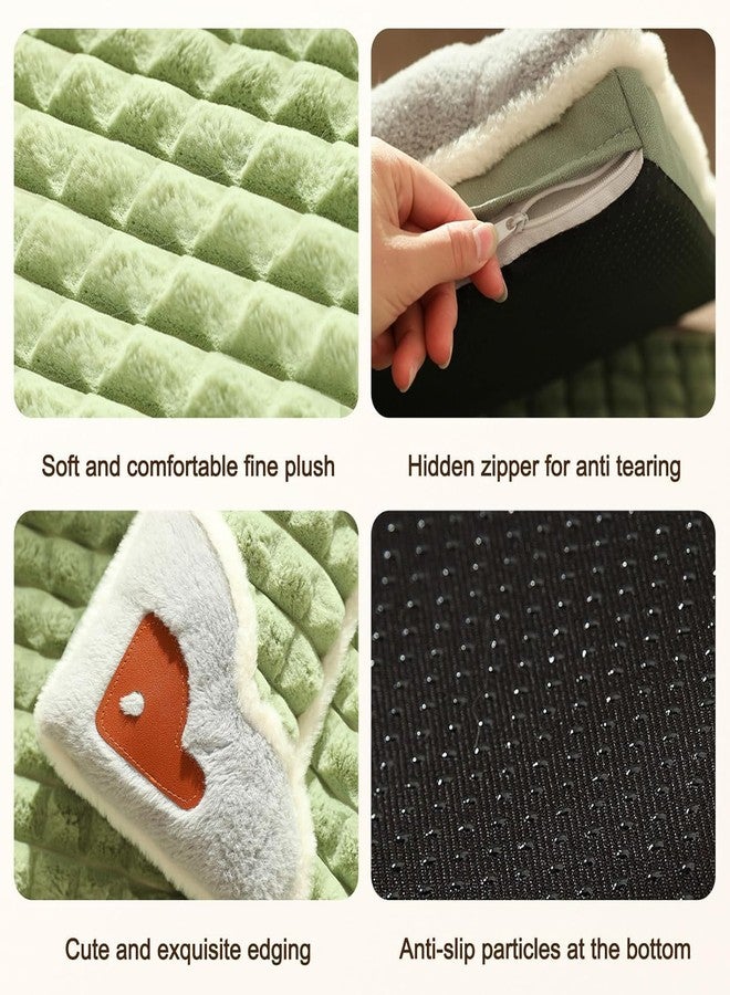 GNOLY وسادة نوم للكلاب من GNOLY مانعة للانزلاق مع وسادة، ناعمة وقابلة للغسل، مناسبة لسرير الحيوانات الأليفة، وسادة مريحة للقفص، مناسبة للكلاب متوسطة الحجم، للسفر، للاستخدام في المنزل أو على الأريكة أو الأرض (قطعة واحدة) - Image 4